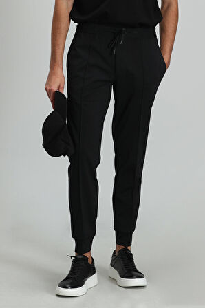 Pito Jogger Pantolon Tailored Fit Siyah