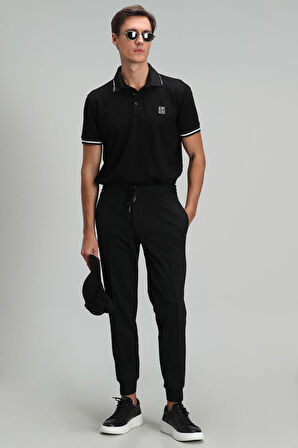 Pito Jogger Pantolon Tailored Fit Siyah
