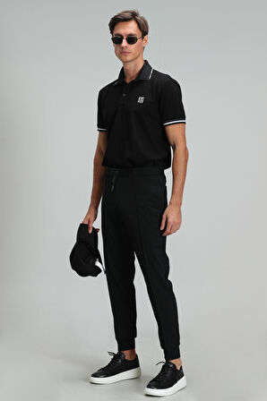 Pito Jogger Pantolon Tailored Fit Siyah