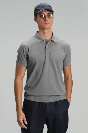 Laon Smart Erkek Polo Tişört Gri