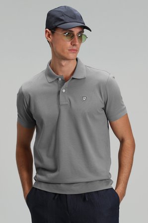 Laon Smart Erkek Polo Tişört Gri