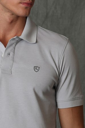 Laon Smart Erkek Polo Tişört Taş