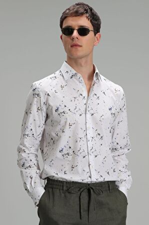 Kamon Erkek Smart Gömlek Comfort Fit Yeşil