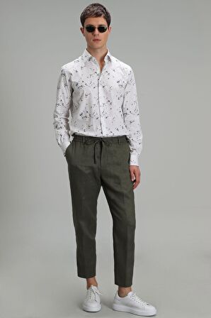 Kamon Erkek Smart Gömlek Comfort Fit Yeşil