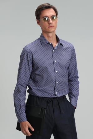 Benjamın Erkek Smart Gömlek Slim Fit Lacivert