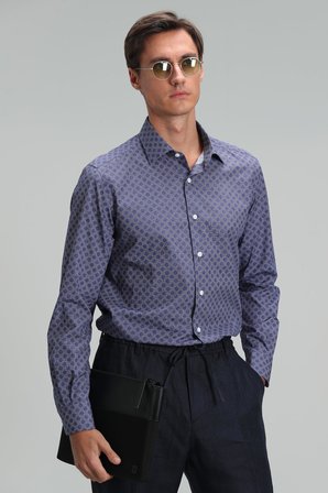 Benjamın Erkek Smart Gömlek Slim Fit Lacivert