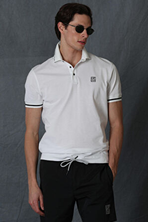 Forester Smart Erkek Polo Tişört Beyaz