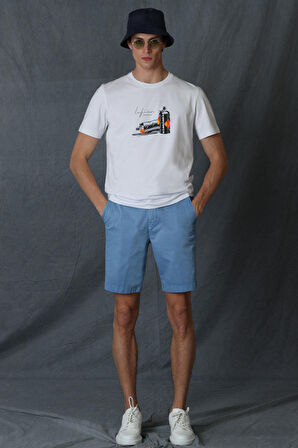 Andy Modern Grafik T- Shirt Beyaz