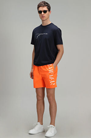 Stewart Modern Grafik T- Shirt Lacivert