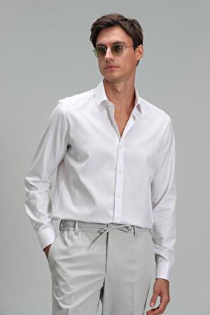 Arkıtel Erkek Smart Gömlek Comfort Slim Fit Beyaz