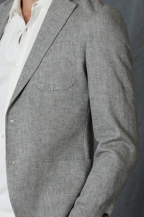 Phılıp Spor Erkek Blazer Ceket Slim Fit Gri