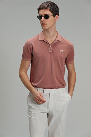 Vernon Spor Polo Yaka Erkek Tişört Tarçın