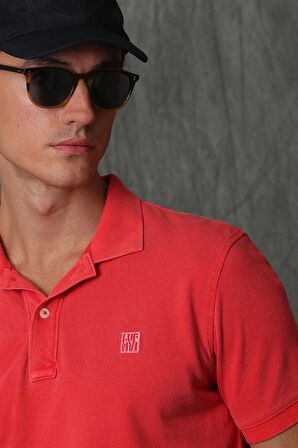Vernon Spor Polo Yaka Erkek Tişört Tarçın
