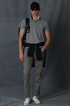 Helt Spor 5 Cep Erkek Pantolon Slim Fit Vizon