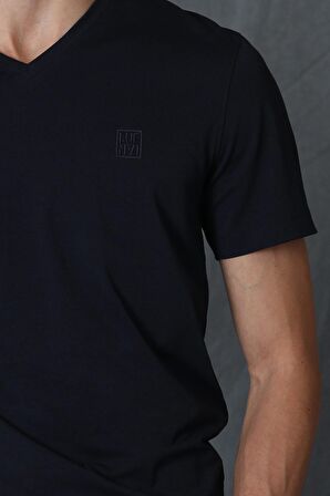 Tuna Modern Grafik T- Shirt Siyah