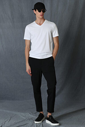 Tuna Modern Grafik T- Shirt Beyaz