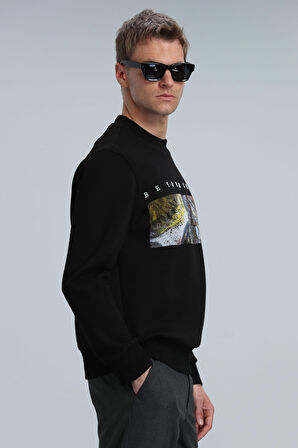 Dean Erkek Sweatshirt Siyah