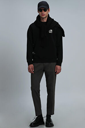 Owen Erkek Sweatshirt Siyah