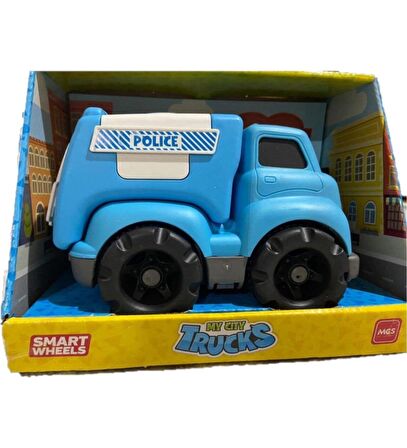 Zhltoys My City Trucks Police Mavi