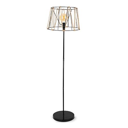 ArtGift Cabo Halatlı Lambader Siyah