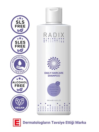Radix Tüm Saç Tipleri Için Günlük Bakım Şampuanı - Daily Haircare Shampoo 200 ml – tüm saç tipleri için günlük bakım şampuanı Radix Tüm Saç Tipleri Için Günlük Bakım Şampuanı - Daily Haircare Shampoo 200 ml – tüm saç tipleri için günlük bakım şampuan