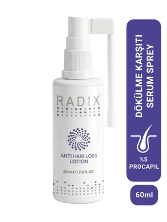 RADIX  Saç Dökülmesine Karşı Serum Sprey (%5 Procapil) - Anti Hair Loss Lotion 60 ml