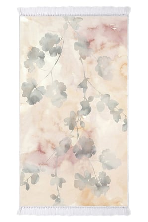 Dekoreko Inci Halı Dijital Saçaklı 1900 Desen 1