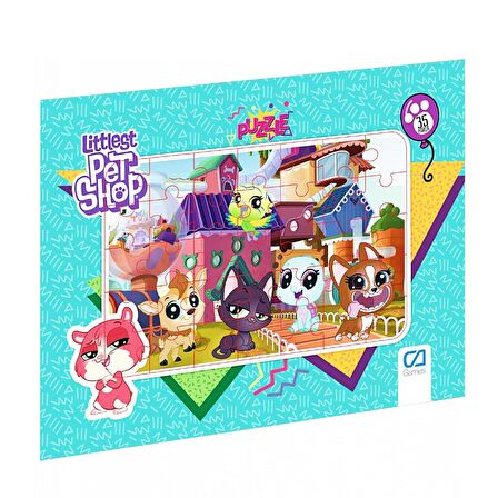 Ca Games Littlest Pet Shop 35 Parça Frame Puzzle CA-5019
