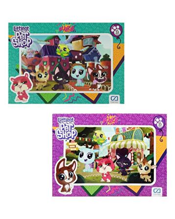 Ca Games Littlest Pet Shop 3+ Yaş Büyük Boy Puzzle 2x35 Parça