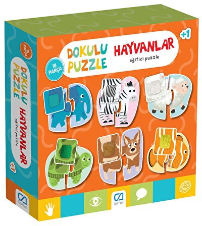 CA Games Hayvanlar 18 Parça Çocuk Puzzle