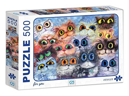 CA Games Hayvanlar 500 Parça Çocuk Puzzle