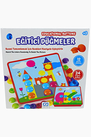 Ca Games Eğitici Düğmeler Eğitici Oyun Seti CA-6017
