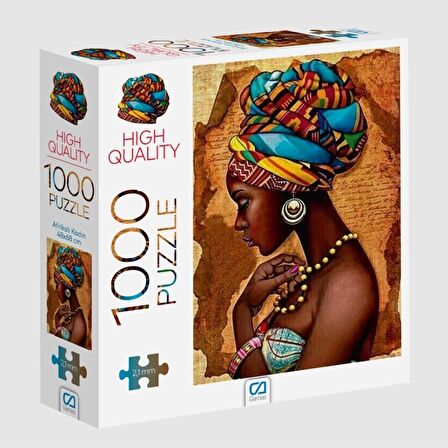 CA GAMES 1000-7041 AFRİKALI KADIN 1000 PARÇA PUZZLE