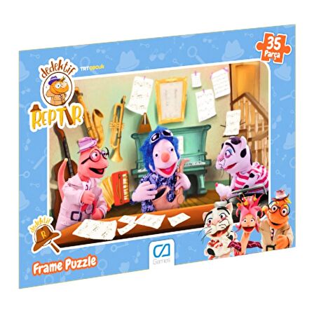 Ca Games Dedektif Reptır 35 Parça Frame Puzzle CA-5208