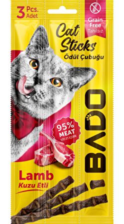 Bado Kedi Ödül Çubuğu Kuzu Etli 3x5gr