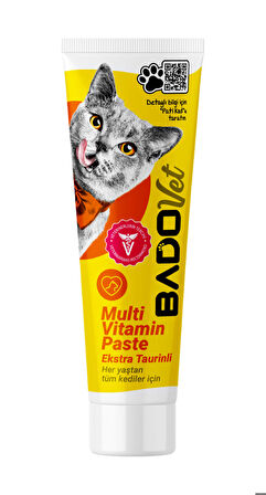 Bado Kedi Besin Takviyesi Multivitamin Paste Tüp 100GR