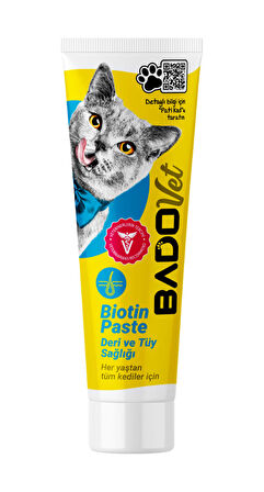 Bado Kedi Besin Takviyesi Biyotin Paste Tüp 100GR