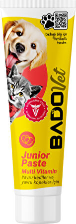 Bado Junior Paste Yavru Kedi Ve Köpekler İçin Multi Vitamin Paste 100 ML