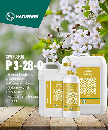 NATURWIN P 3-28-0 Fosfor İçerikli Sıvı Gübre 1 Litre