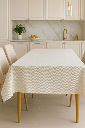 Masa Örtüsü Hasır Desen Muşamba Sofra Bezi Lüks Pvc Silinebilir Su Geçirmez Masa Örtüsü