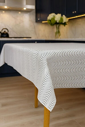 Masa Örtüsü Hasır Desen Muşamba Sofra Bezi Lüks Pvc Silinebilir Su Geçirmez Masa Örtüsü