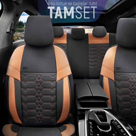 Otom Yeni Elegance Design Premium Özel Tasarım Oto Koltuk Kılıfı Tam Set