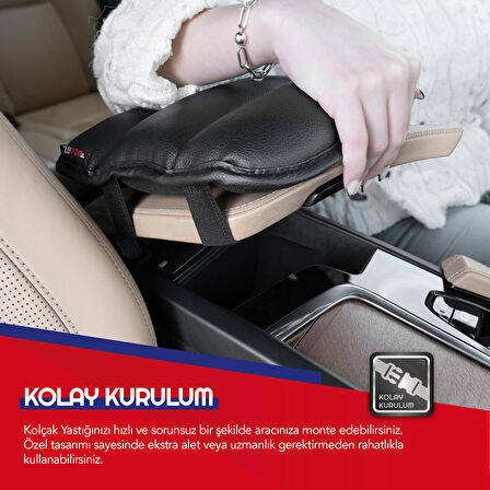 Otom Premium Deri Ekstra Süngerli Kol Destek Yastığı Kolçak Desteği