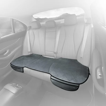 Otom Premium Koruyucu Arka Koltuk Minderi Yüksek Kalite Süet İsofix Uyumlu Ekstra Cepli