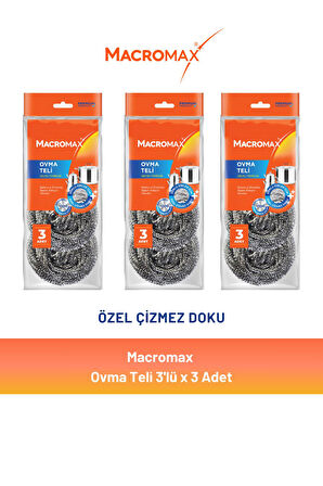Macromax Ovma Teli 3'lü x 3 Adet