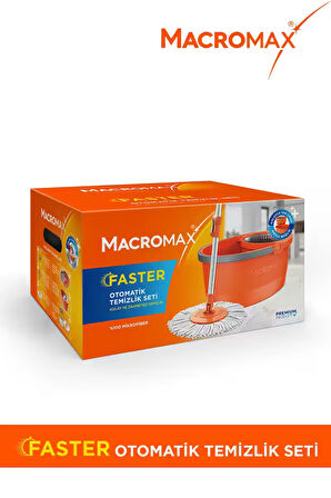 Faster Yeni Nesil Otomatik Temizlik Seti Pratik Kolay Sıkma Döner Başlık