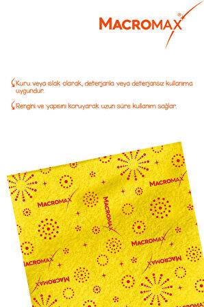 Ekonomik Temizlik Bezi 5'li Paket, Süper Emici Çok Amaçlı Mutfak ve Yüzey Bezi