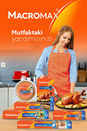 Hazır Kesilmiş Pişirme Kağıdı 10 Adet, Standart Fırın Tepsisi Boyutu (42x37 cm)
