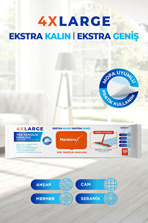 MAC 4XL YER TEMİZ. HAVLUSU BEYAZ SABUN KOKU-30 AD