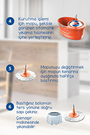 FASTER TEMİZLİK SETİ (YEDEK MOP HEDİYELİ)